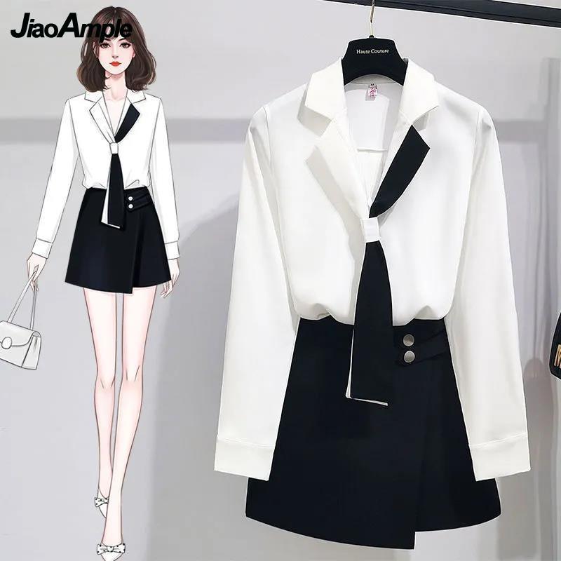 Women Formal Wear For Summer - 2025 Girl White Shirt Top Midi