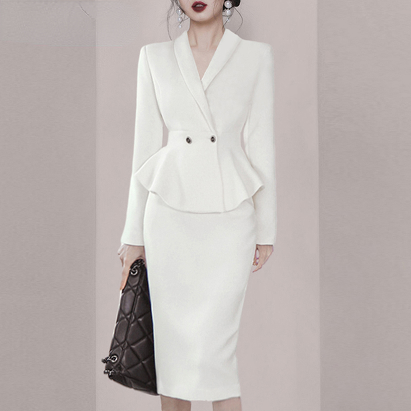 Women Formal Wear With Skirt - Elegant Office Ladies Dress Suits 2