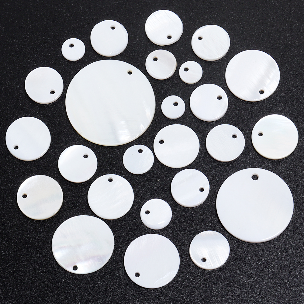 Pearl Earring Stud - 5-30pcs 8-30mm Natural Mother of Pearl