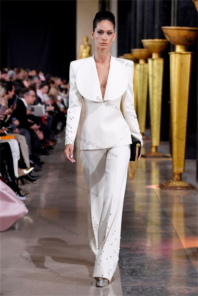 Elegant White Women Suit Set 2 - Women Formal Wear Tailor recensie en prijs