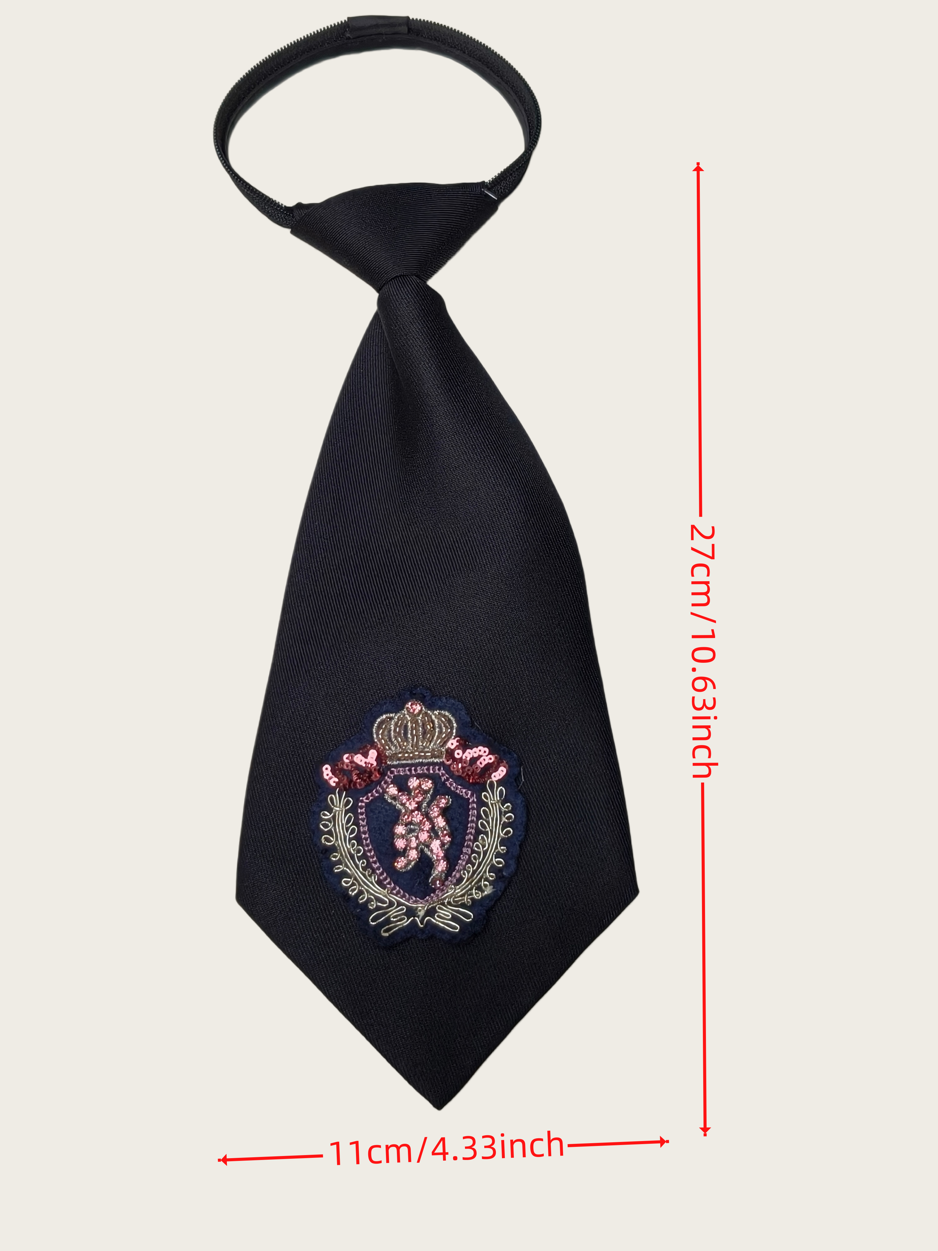 High-End Crown Badge Black Tie - Women Formal Event Wear recensie en prijs
