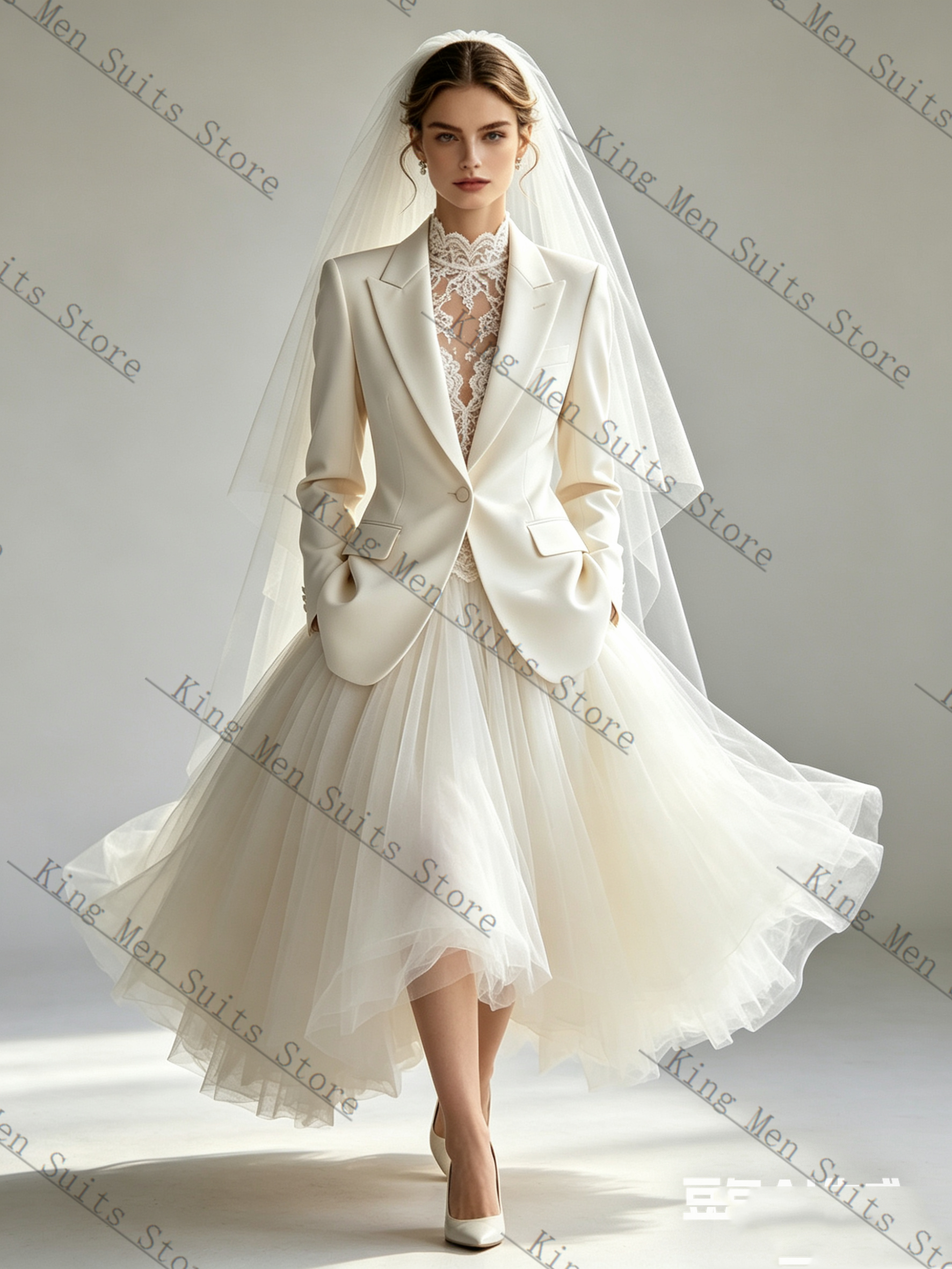 White Spring Women Suit Skirt  - Women Formal Wear With Skirt recensie en prijs
