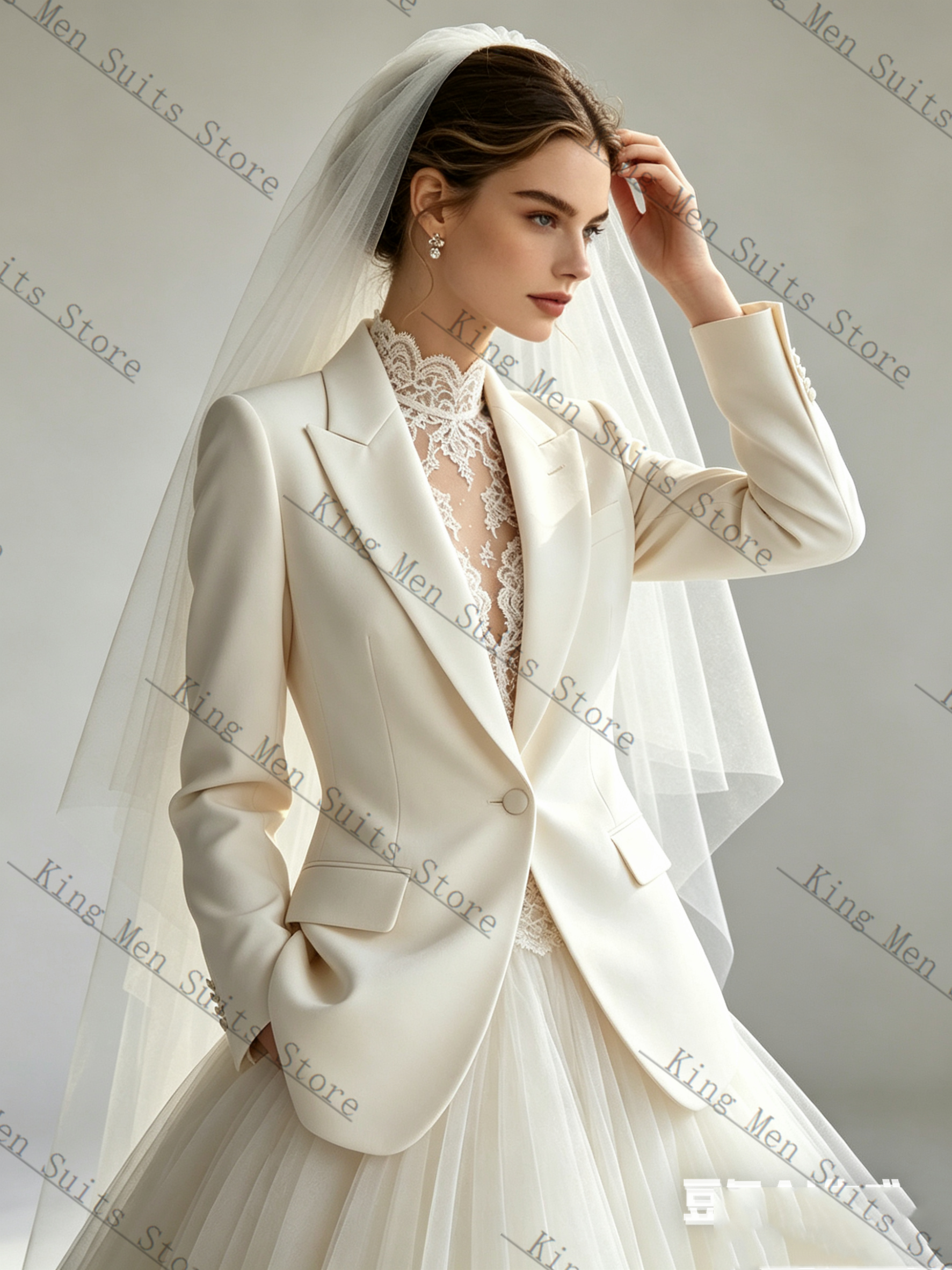 White Spring Women Suit Skirt  - Women Formal Wear With Skirt recensie en prijs