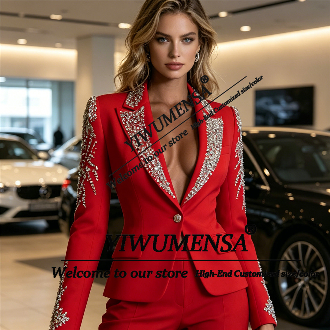 Luxury Women Suits 2 Pieces Se - Women'S Formal Wear With Pants recensie en prijs