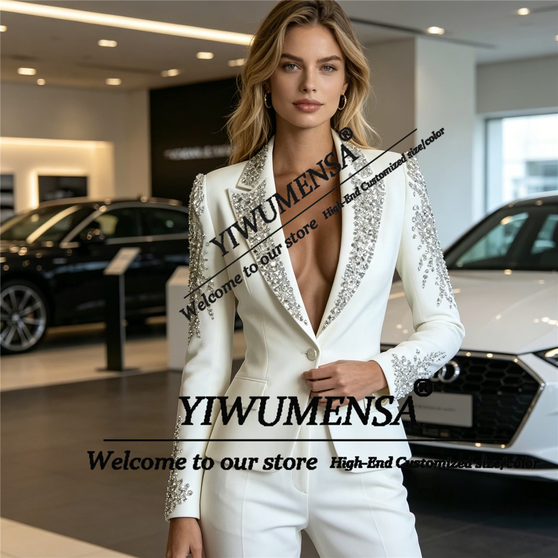 Luxury Women Suits 2 Pieces Se - Women'S Formal Wear With Pants recensie en prijs