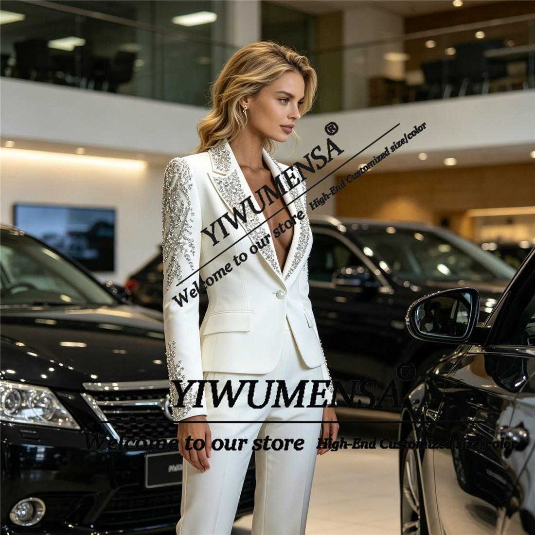 Luxury Women Suits 2 Pieces Se - Women'S Formal Wear With Pants recensie en prijs