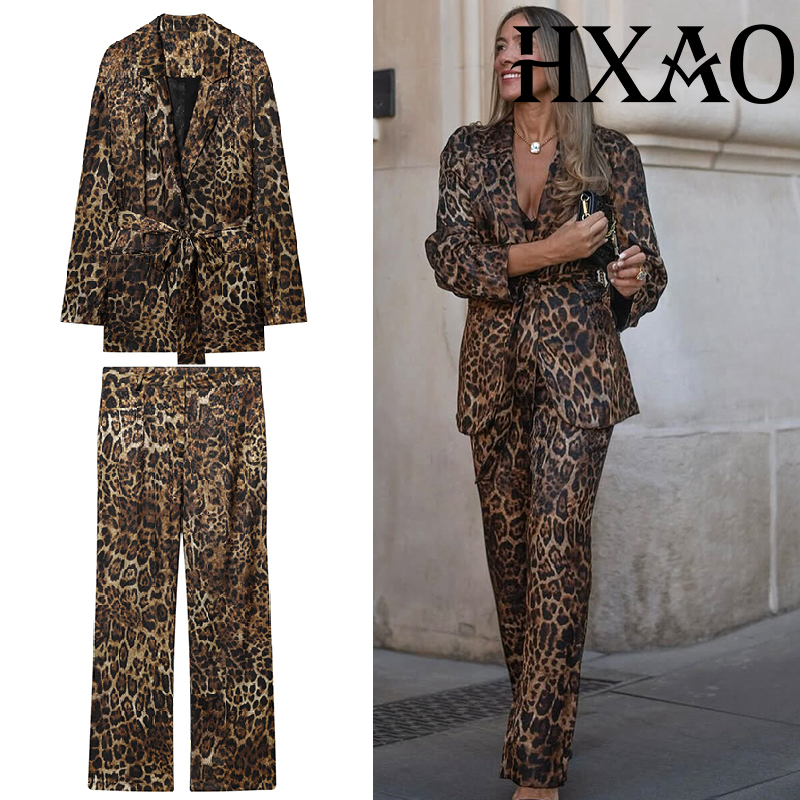 HXAO Leopard Pants Sets 2 Piec - Women'S Formal Wear With Pants recensie en prijs