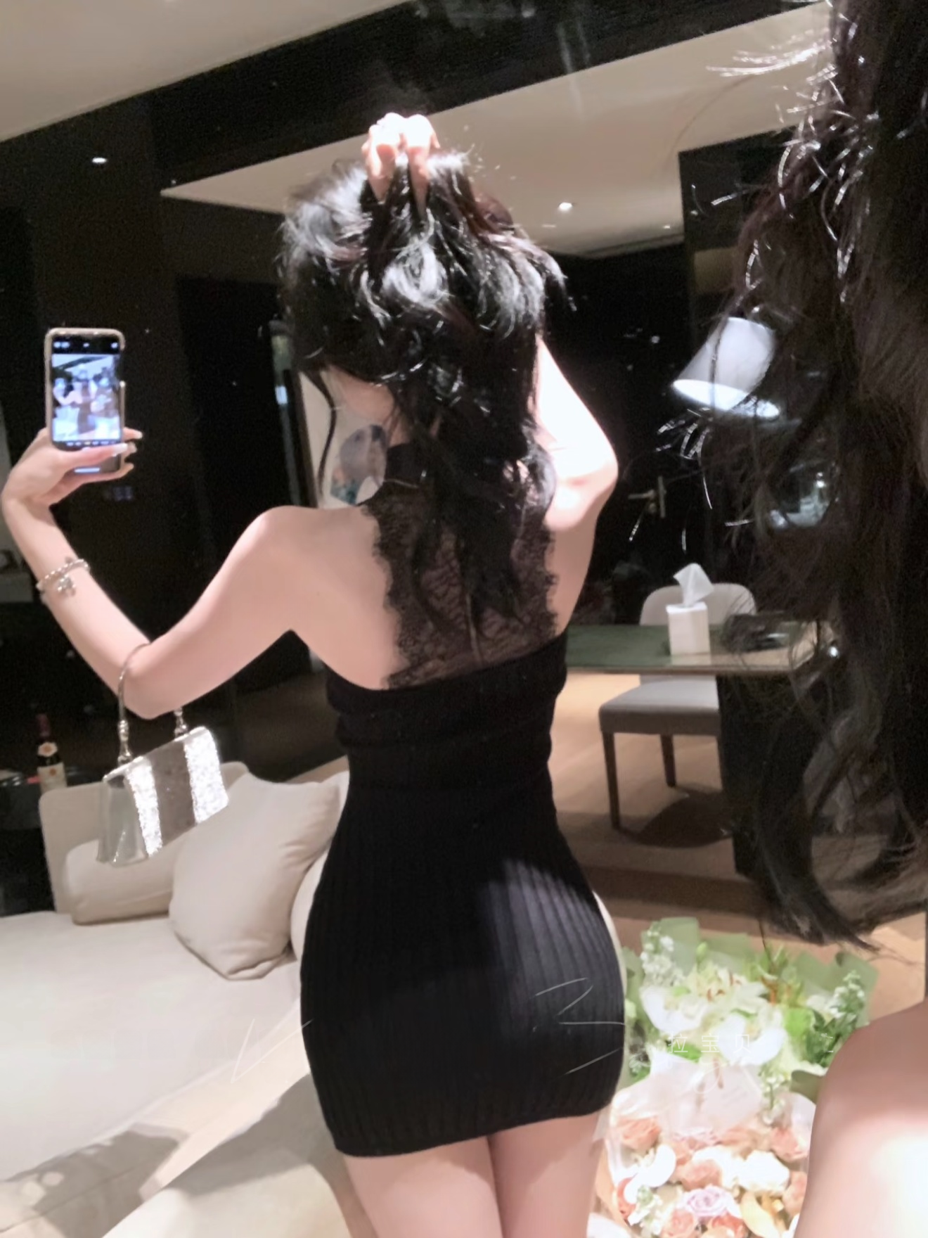 French Style Knitted Sexy Neck - Women Formal Wear With Skirt recensie en prijs