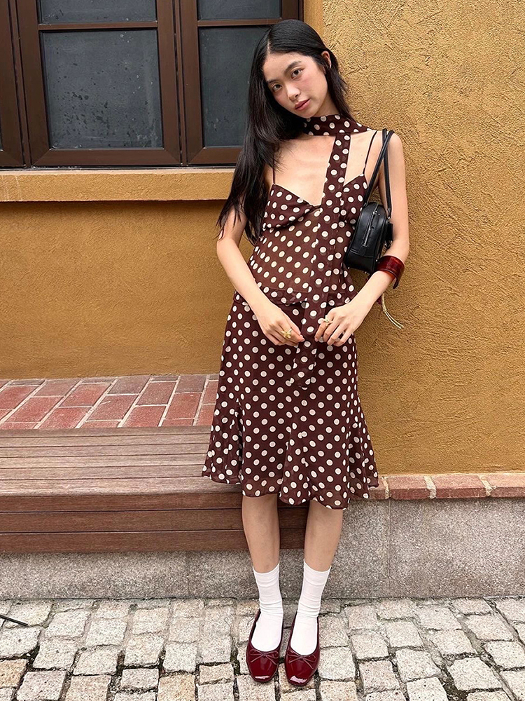 Nibber Polka Dot Print 3-Piece - Women Formal Wear For Summer recensie en prijs