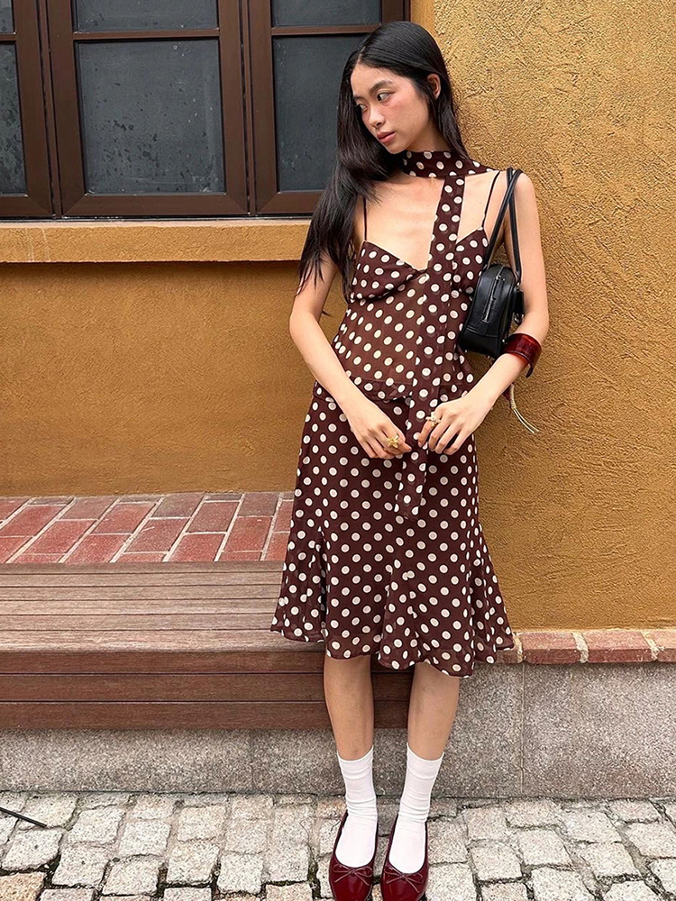 Nibber Polka Dot Print 3-Piece - Women Formal Wear For Summer recensie en prijs