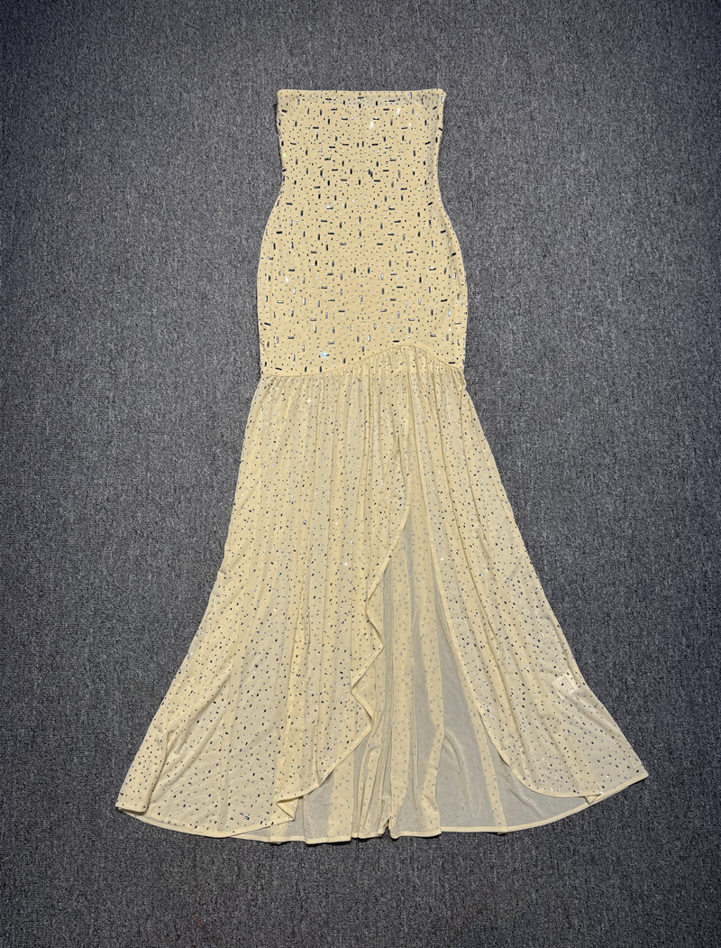 Yellow Crystal Women Prom Dres - Yellow Formal Wear Women recensie en prijs