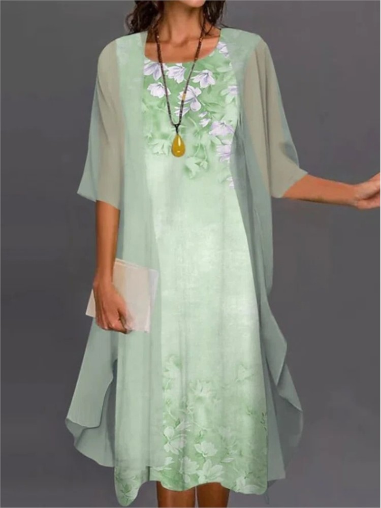 Summer Elegant Dress Two-piece - Women Formal Wear For Summer recensie en prijs
