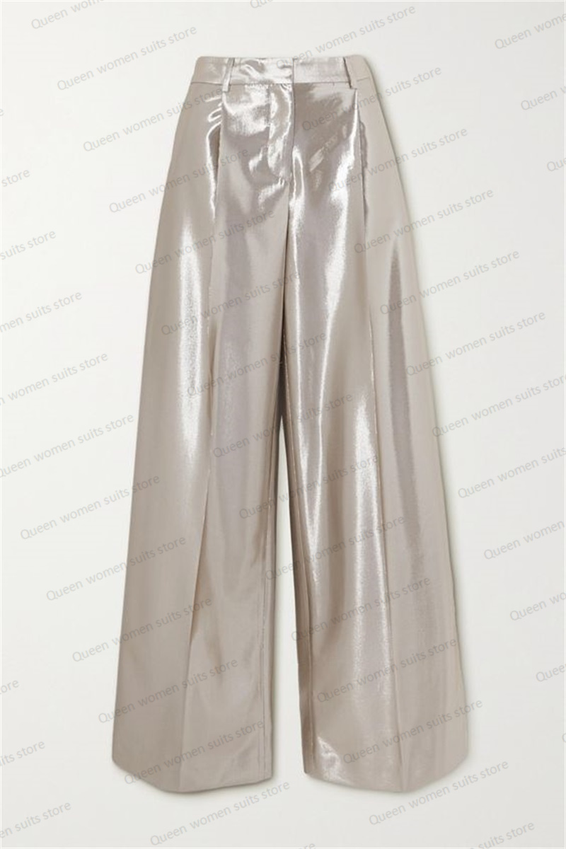 Shiny Satin Wedding Women Suit - Women Formal Wear Blazer Set recensie en prijs