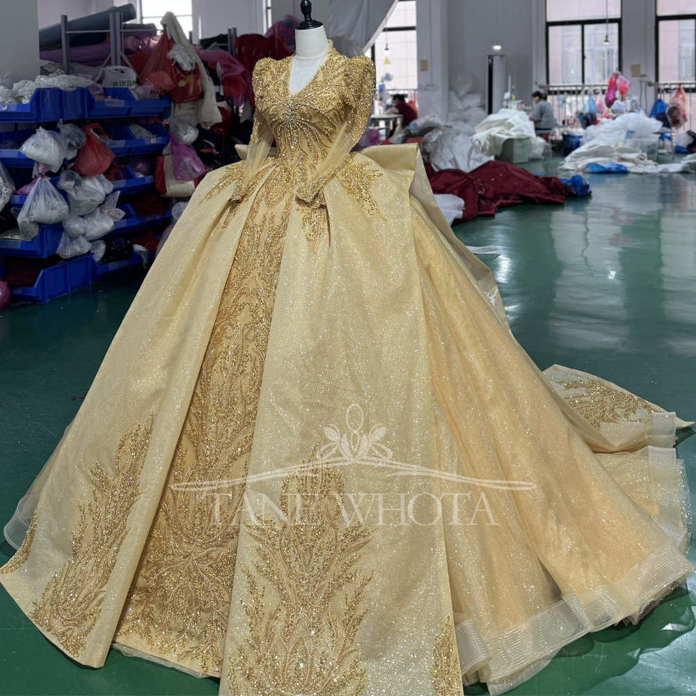 Elegant V-Neck Evening Dress 2 - Yellow Formal Wear Women recensie en prijs