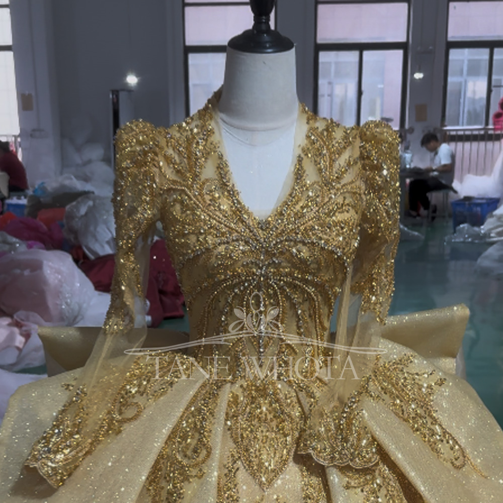 Elegant V-Neck Evening Dress 2 - Yellow Formal Wear Women recensie en prijs