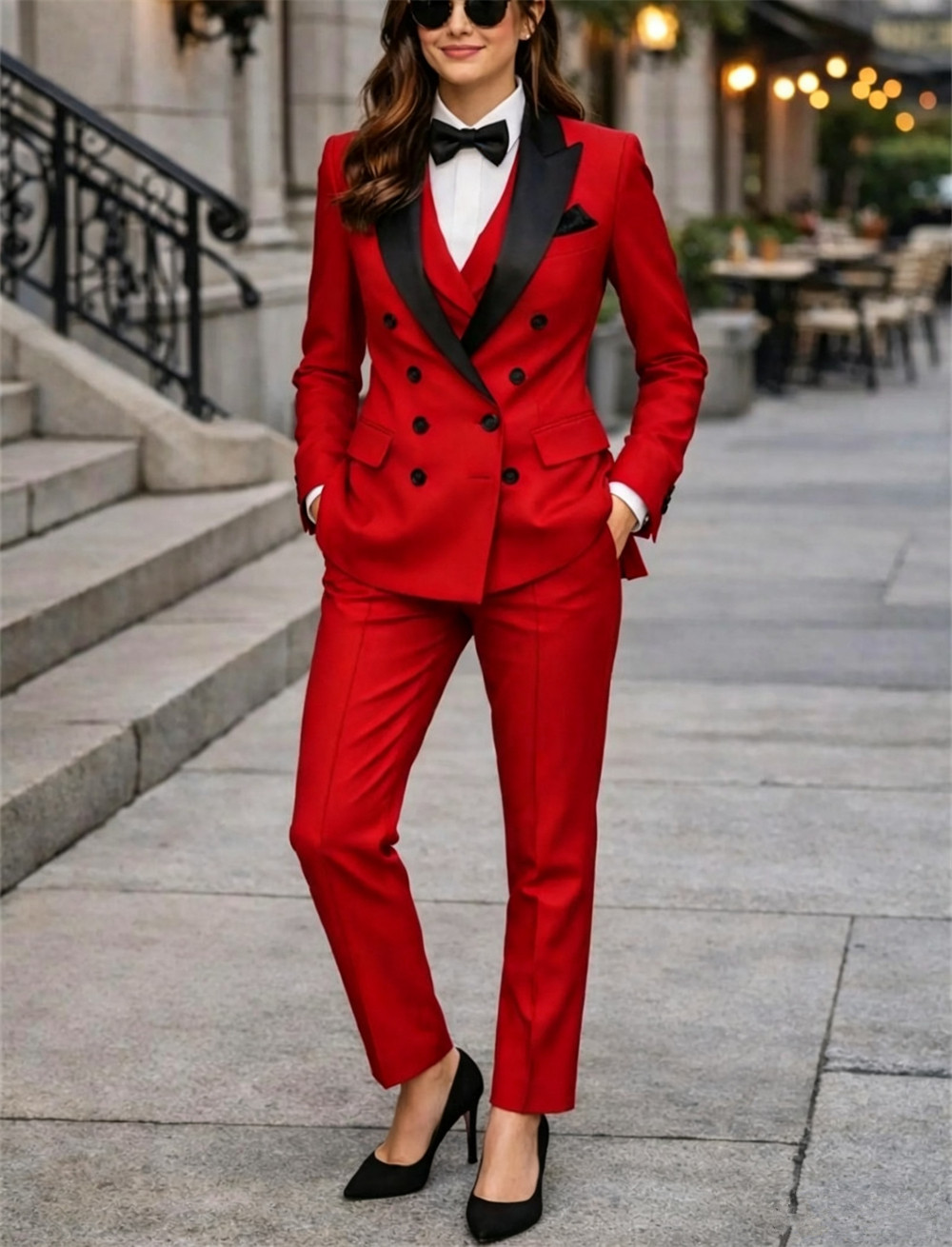 Double Breasted Women's Suits  - Women Formal Wear Tailor recensie en prijs