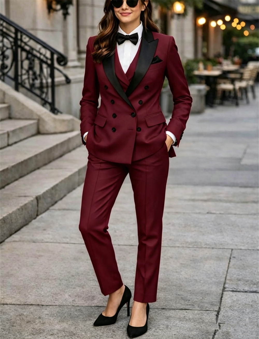 Double Breasted Women's Suits  - Women Formal Wear Tailor recensie en prijs