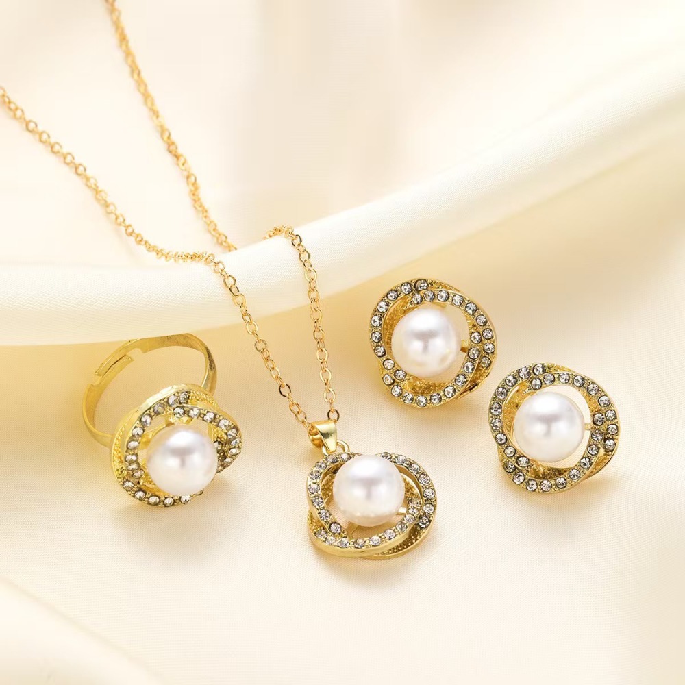 3PCS Elegant Floral Wrapped Pe - Formal Wear Jewelry For Women recensie en prijs