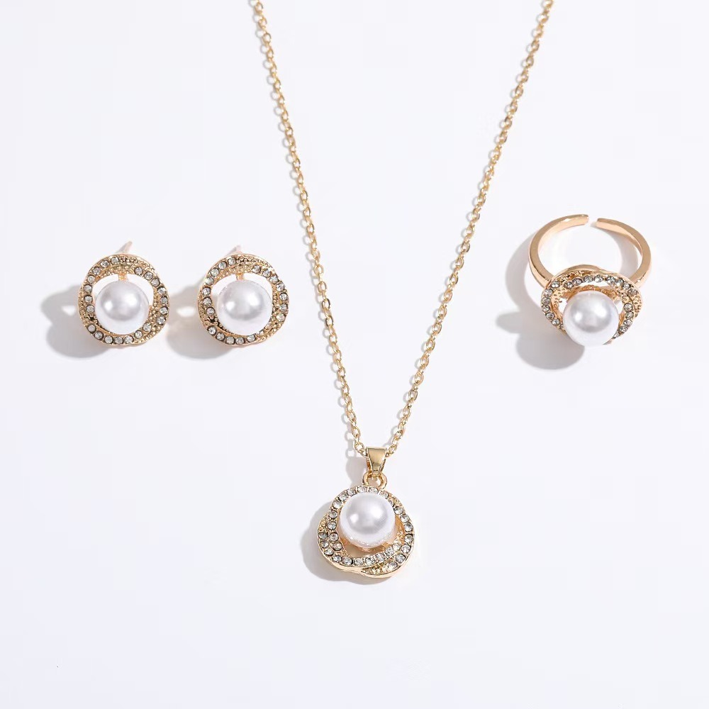3PCS Elegant Floral Wrapped Pe - Formal Wear Jewelry For Women recensie en prijs