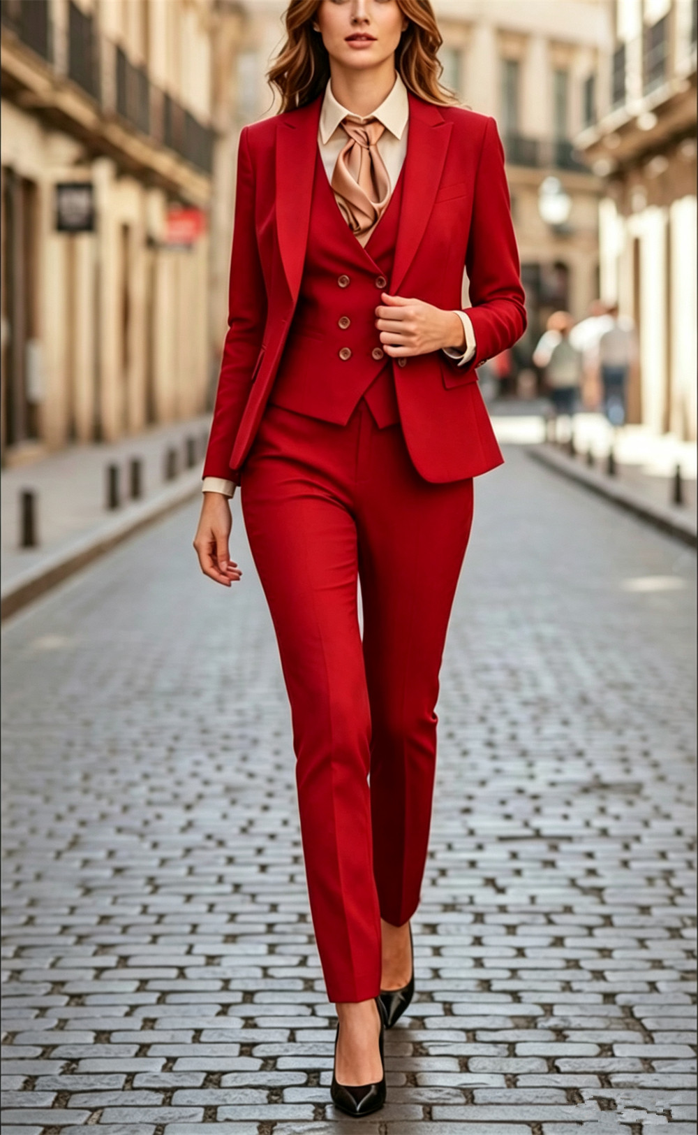 Women’s Black 3 Pieces Suit Se - Women Formal Wear Tailor recensie en prijs
