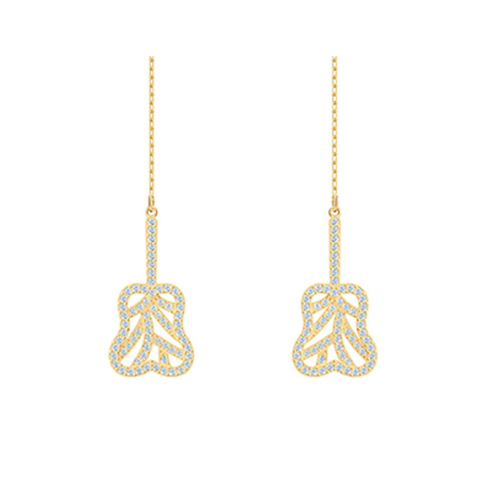New Pink Crystal Butterfly Acc - Pearl Earring Stud recensie en prijs