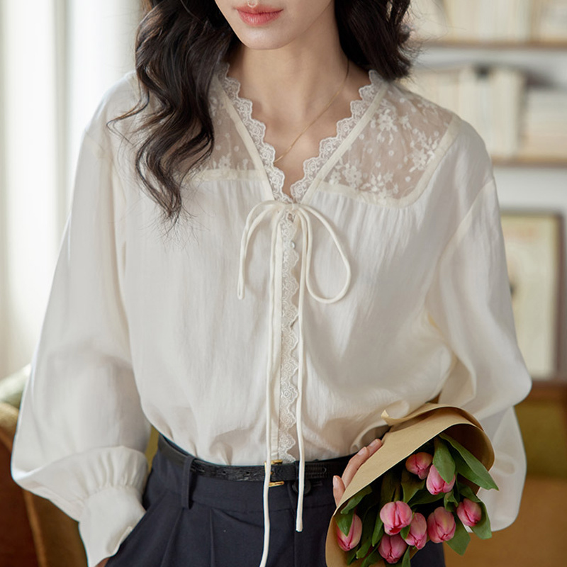 Long Sleeve Shirts Womens Sati - Women Formal Blouses For Evening Wear recensie en prijs