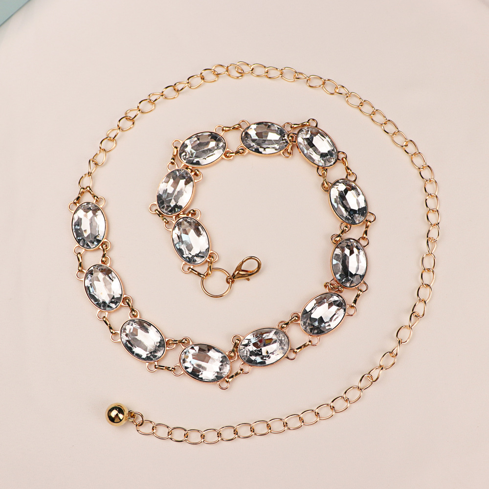 Chic Rhinestone Waist Chain Wo - Formal Wear Jewelry For Women recensie en prijs
