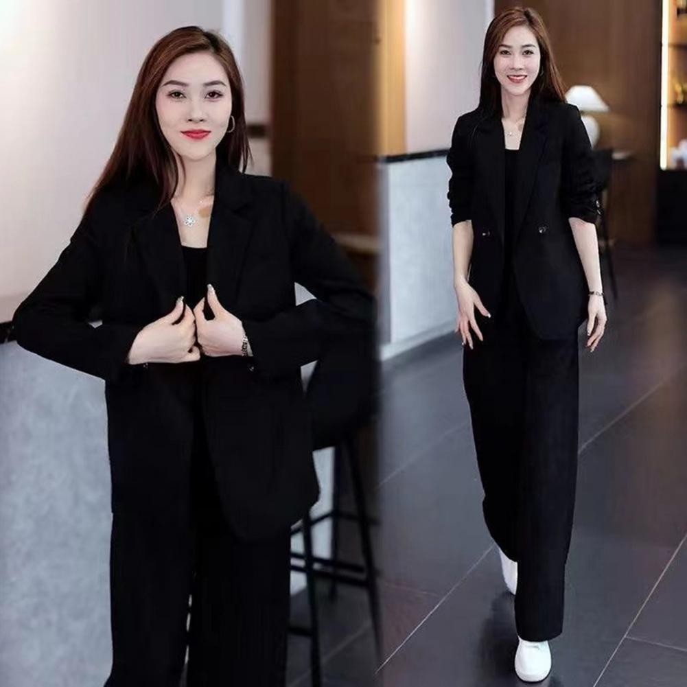 Women Coat Pants Set Formal Co - Women'S Formal Wear With Pants recensie en prijs