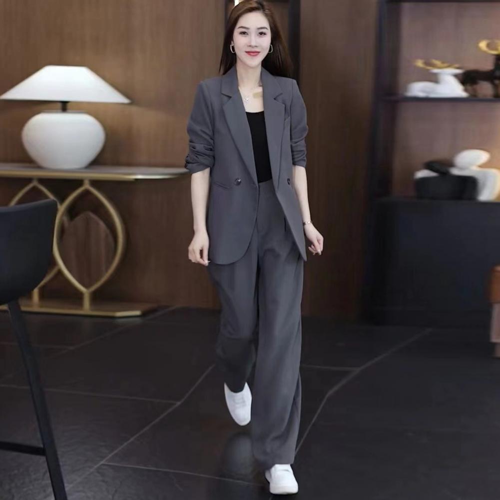 Women Coat Pants Set Formal Co - Women'S Formal Wear With Pants recensie en prijs