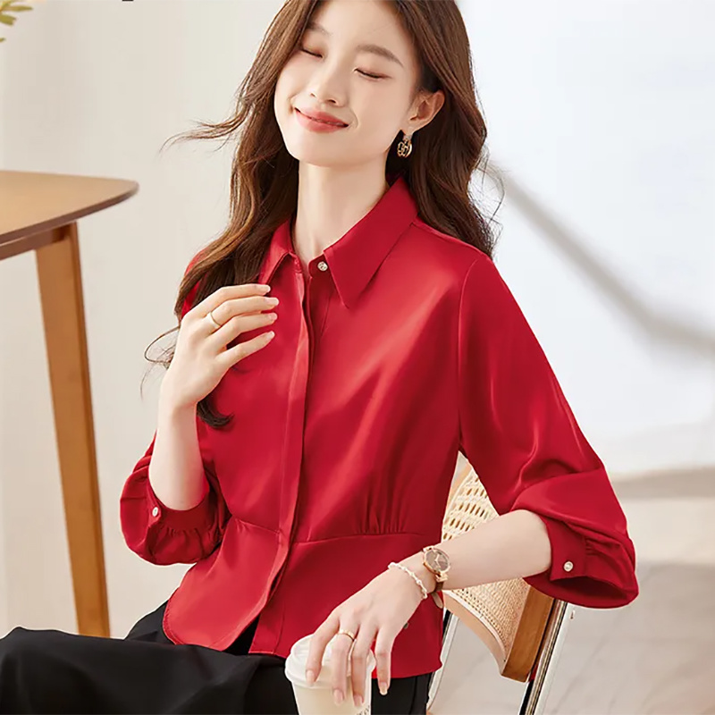 Long Sleeve Shirts Womens Cott - Women Formal Blouses For Evening Wear recensie en prijs