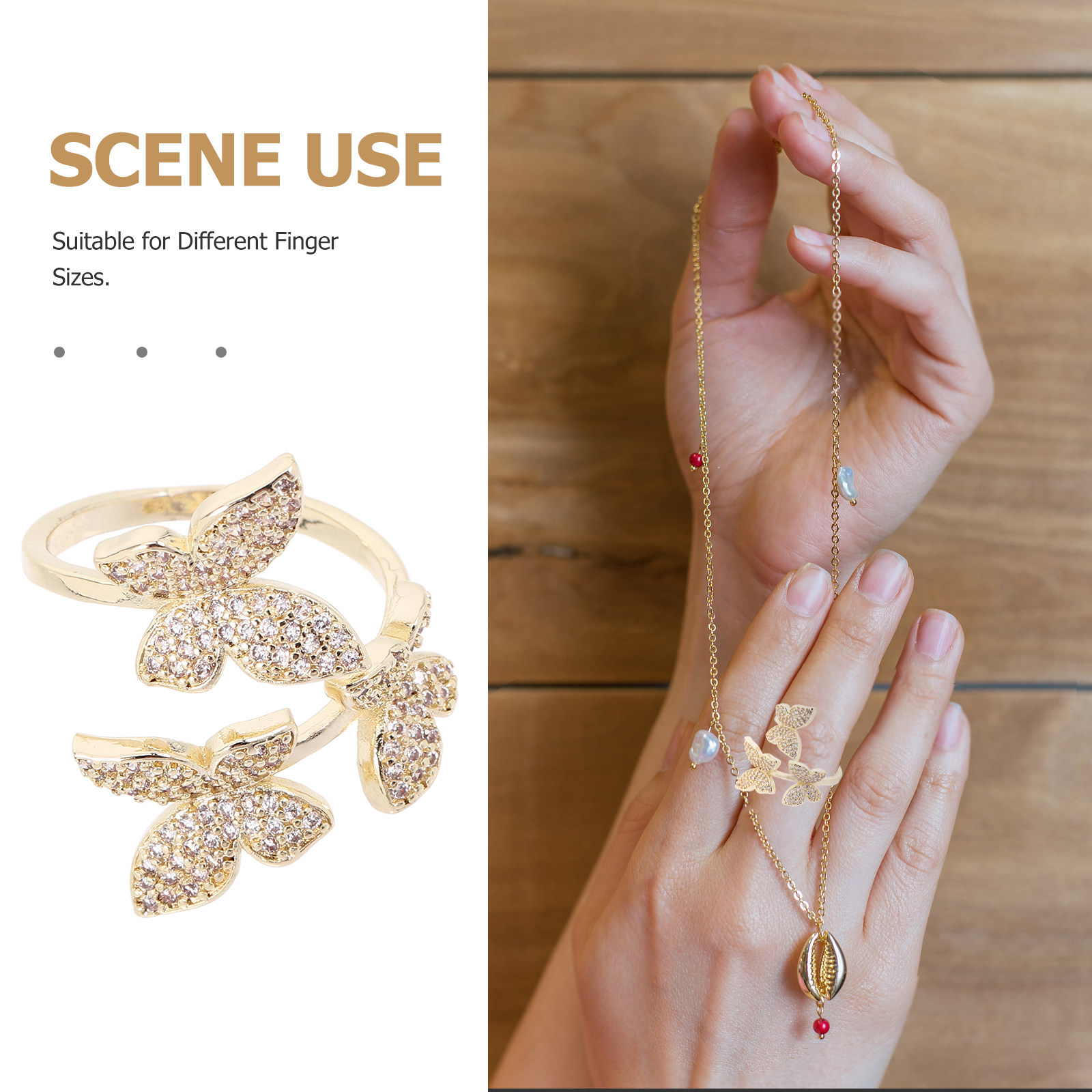 Women Zircon Butterfly Ring Op - Formal Wear Jewelry For Women recensie en prijs