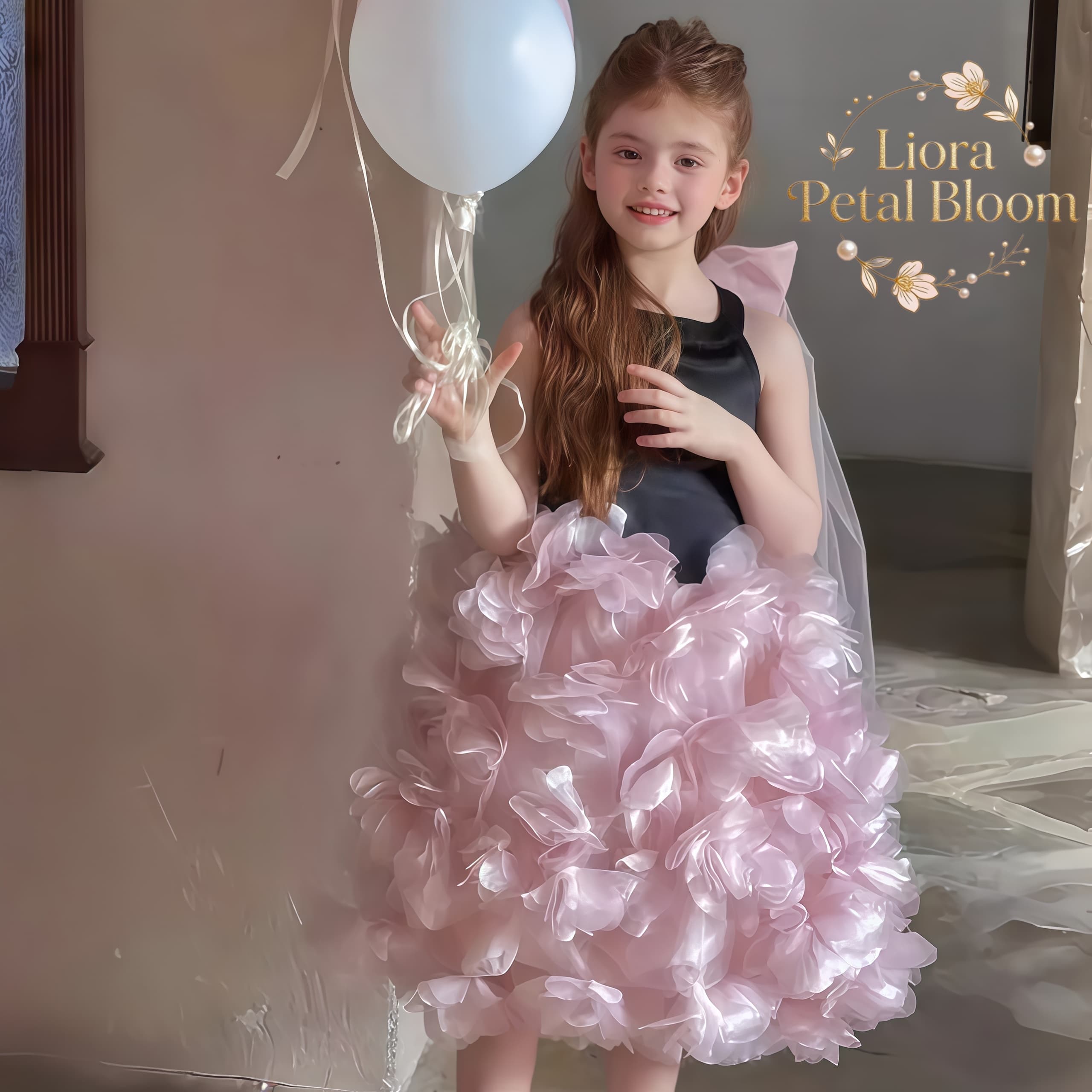 Girls' Black Floral Tulle Dres - Women Formal Wear Dress recensie en prijs