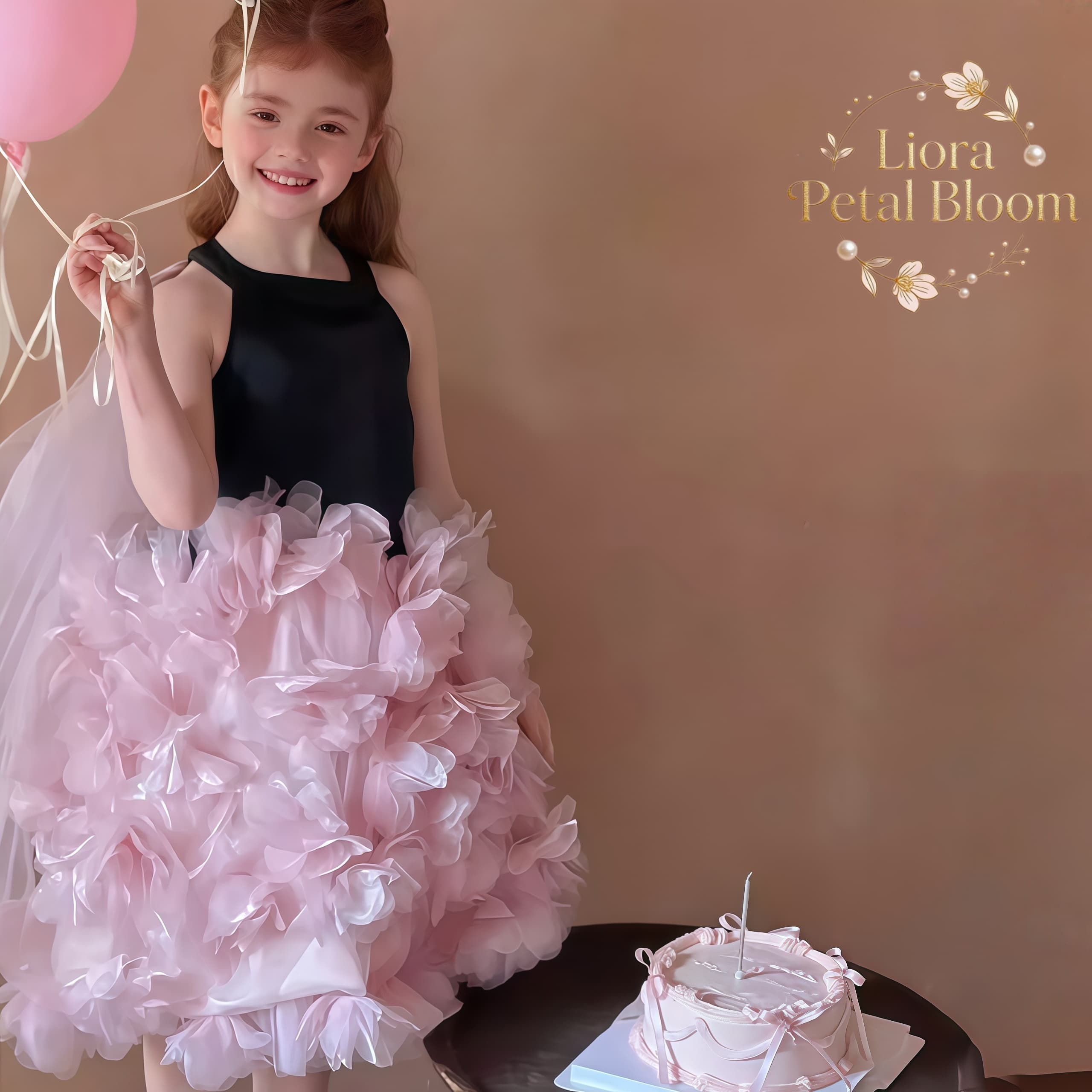 Girls' Black Floral Tulle Dres - Women Formal Wear Dress recensie en prijs