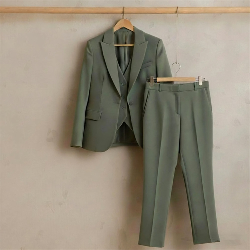 New Sage Green Women's Suit 3  - Women'S Formal Wear With Pants recensie en prijs