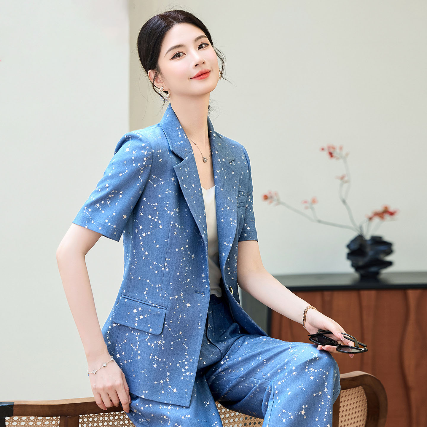 Fashion Blue Yellow Short Slee - Yellow Formal Wear Women recensie en prijs