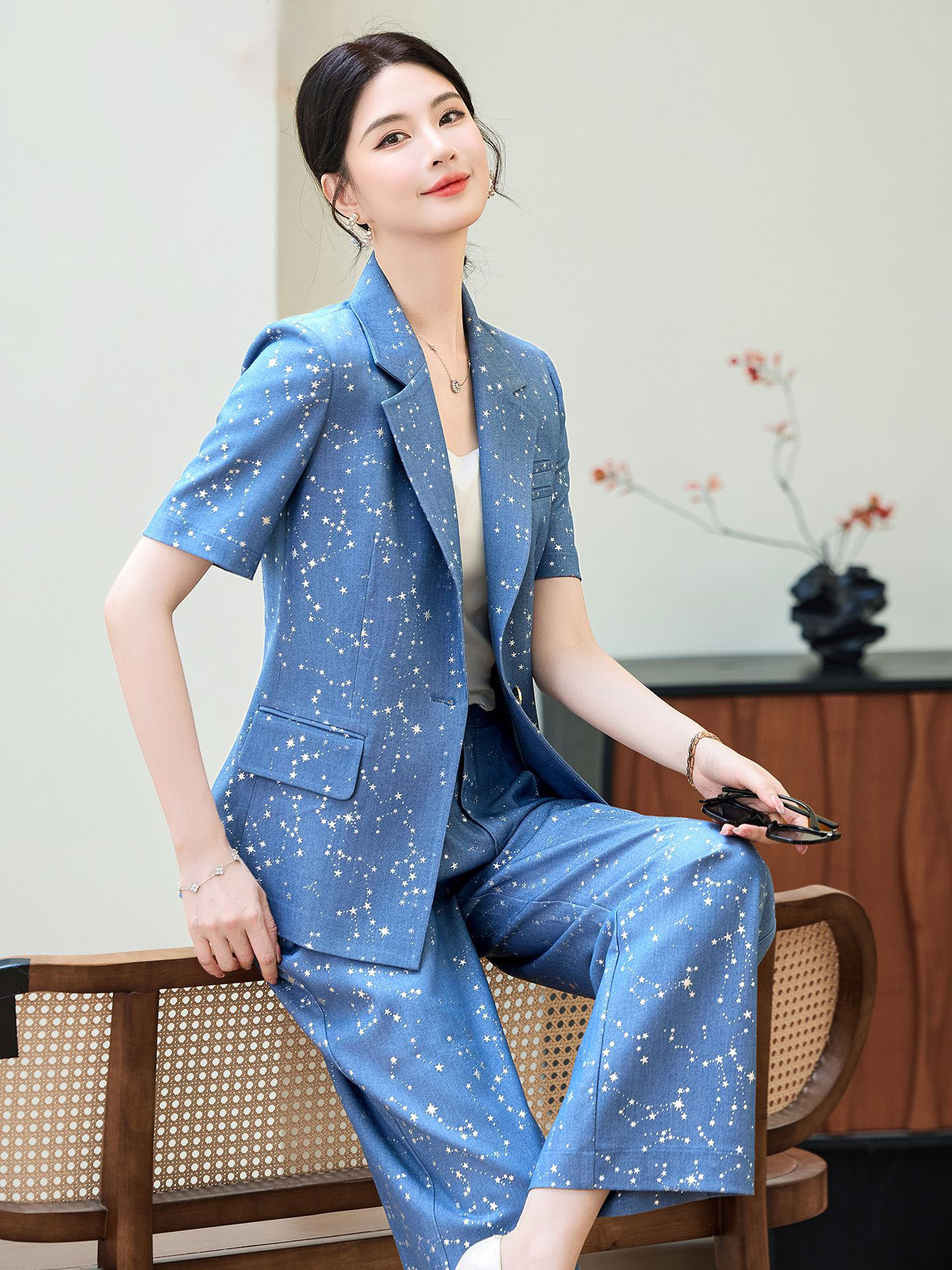 Fashion Blue Yellow Short Slee - Yellow Formal Wear Women recensie en prijs