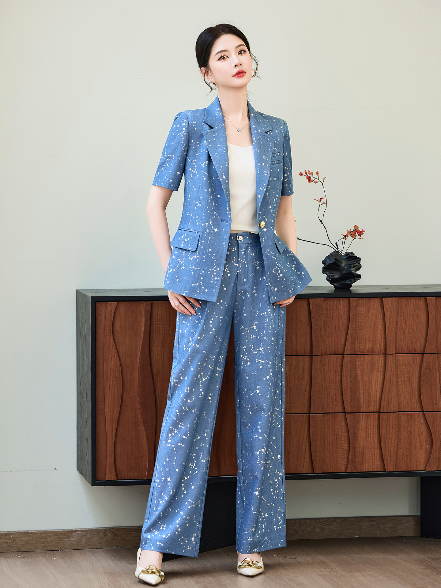 Fashion Blue Yellow Short Slee - Yellow Formal Wear Women recensie en prijs