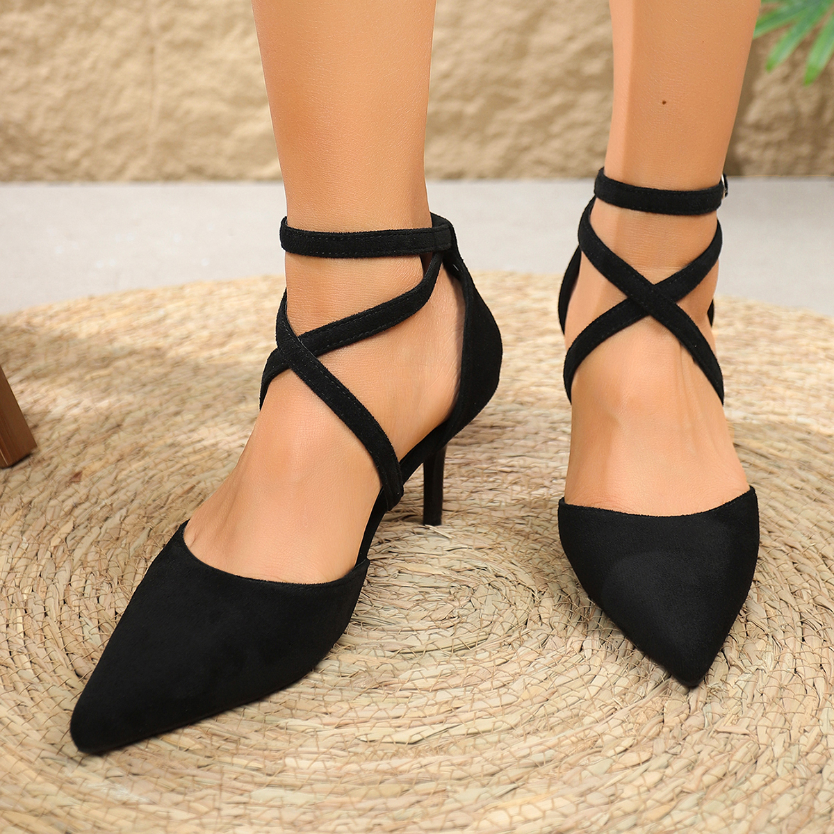 Spring Summer Women Black Sued - Women Formal Wear For Summer recensie en prijs