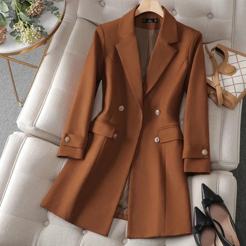 Autumn Winter Jacket Women Lon - Women Formal Wear Business recensie en prijs