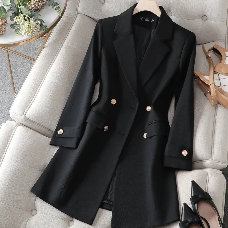 Autumn Winter Jacket Women Lon - Women Formal Wear Business recensie en prijs