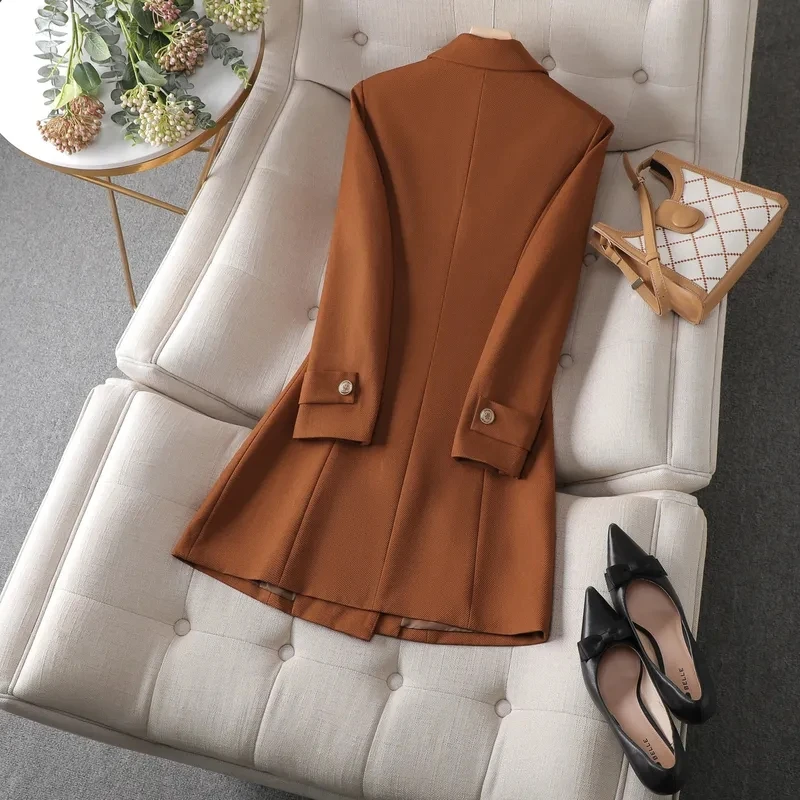 Autumn Winter Jacket Women Lon - Women Formal Wear Business recensie en prijs