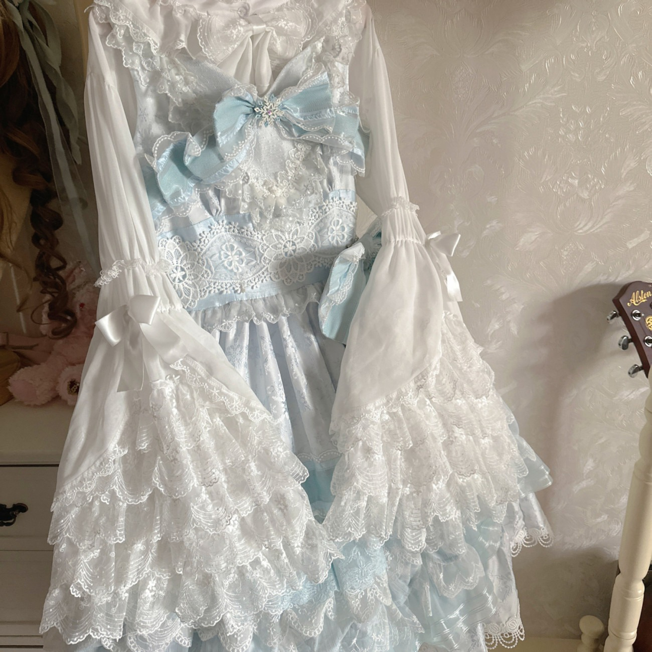 Kawaii Lolita Blouse Pearl But - Women Formal Blouses For Evening Wear recensie en prijs