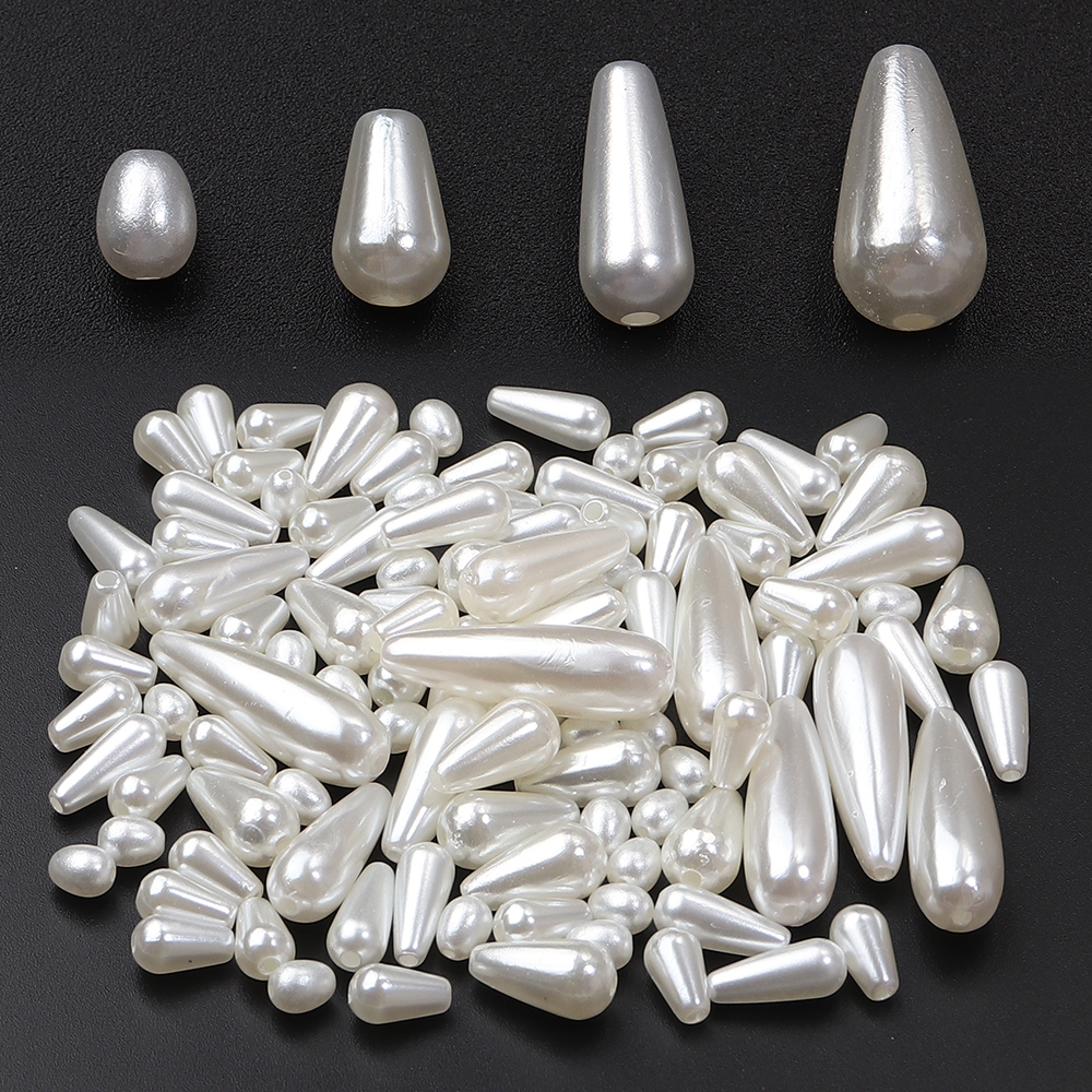 30-500pcs/lot Biege Waterdrop  - Pearl Earring Stud recensie en prijs
