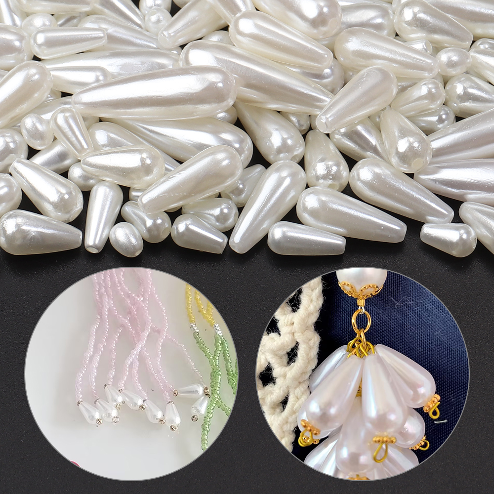 30-500pcs/lot Biege Waterdrop  - Pearl Earring Stud recensie en prijs