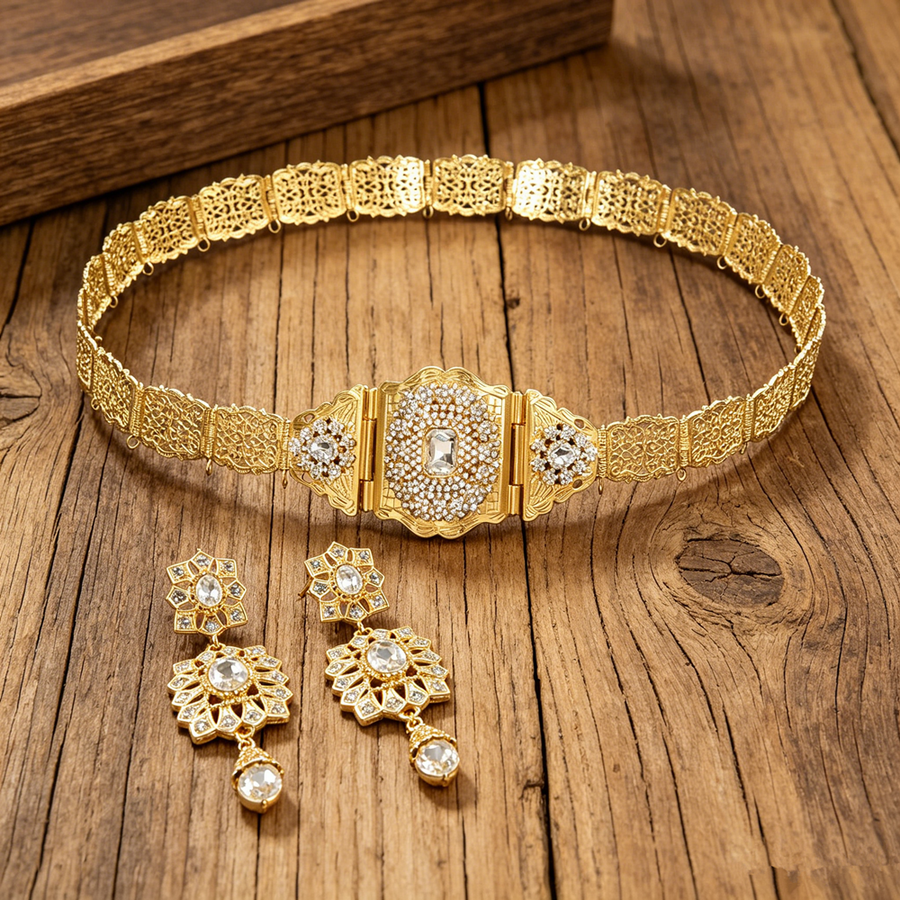 2pcs Classic Filigree Rhinesto - Women Formal Wear Ethnic recensie en prijs