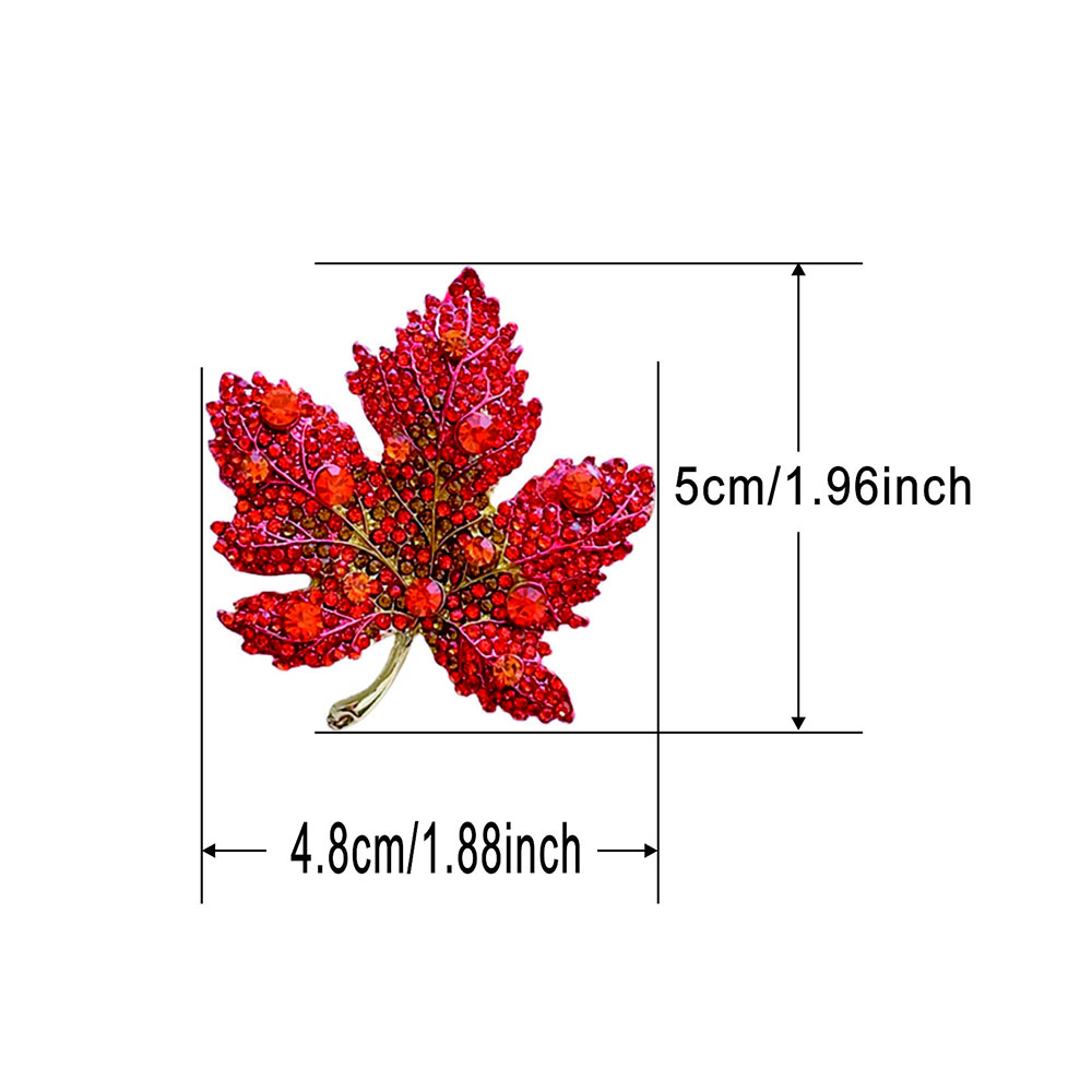 High-End Rhinestone Maple Leaf - Women Formal Event Wear recensie en prijs