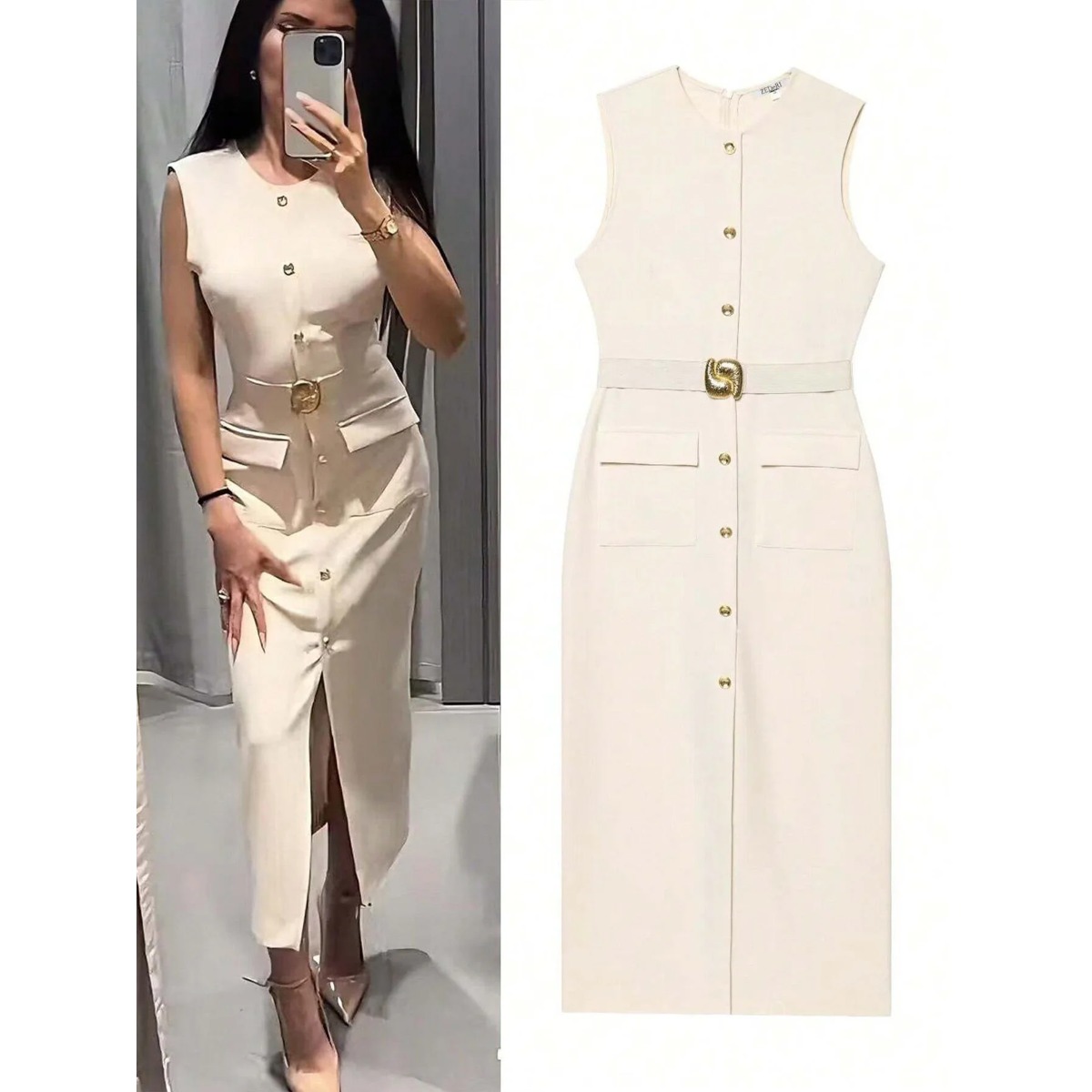 Woman‘s Sleeveless Crew-neck S - Women Formal Wear Tailor recensie en prijs