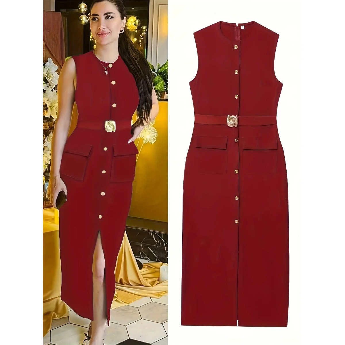 Woman‘s Sleeveless Crew-neck S - Women Formal Wear Tailor recensie en prijs