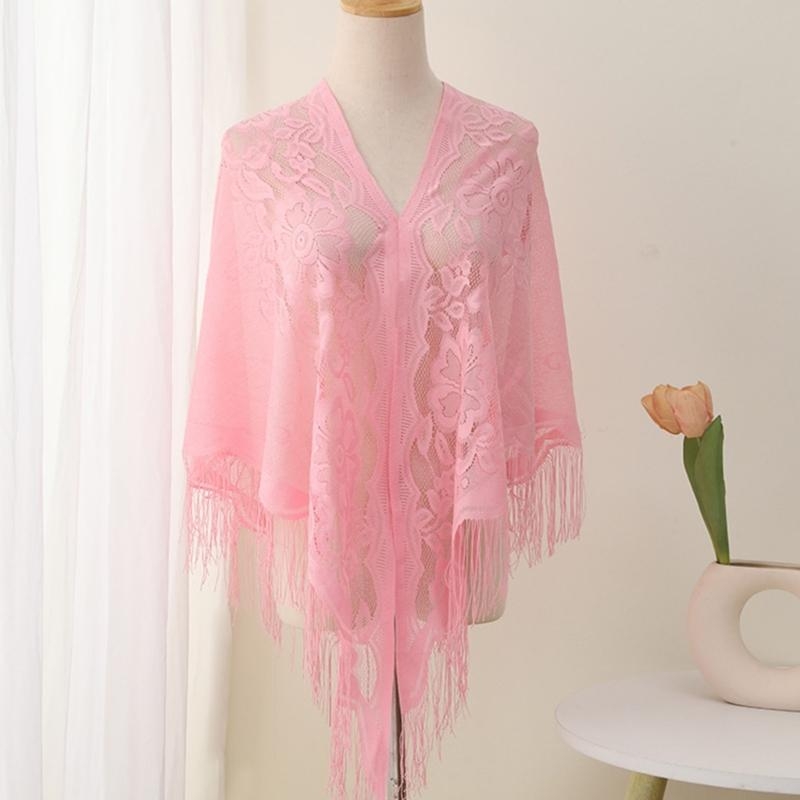 340D Lace Fringed Cover Up Hol - Women Formal Event Wear recensie en prijs