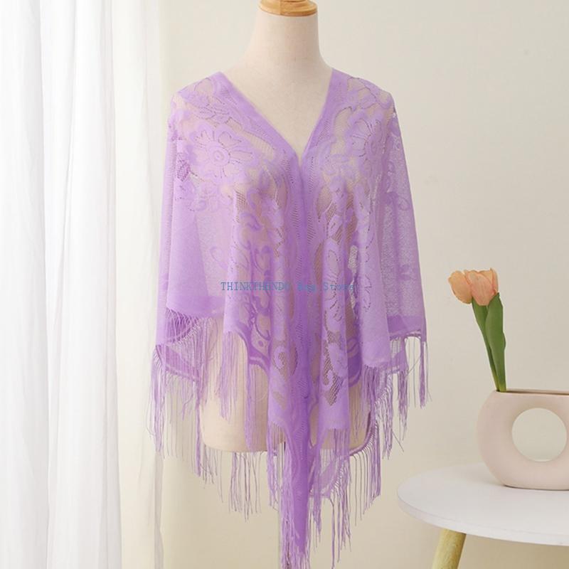 340D Lace Fringed Cover Up Hol - Women Formal Event Wear recensie en prijs